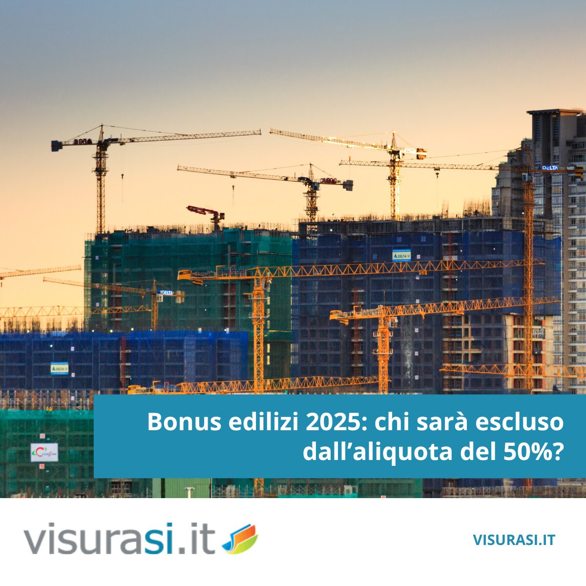 Bonus edilizi 2025: chi sarà escluso dall’aliquota del 50%?